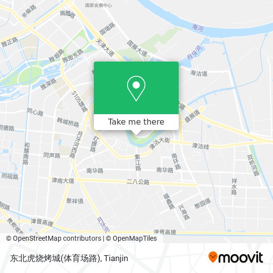 东北虎烧烤城(体育场路) map