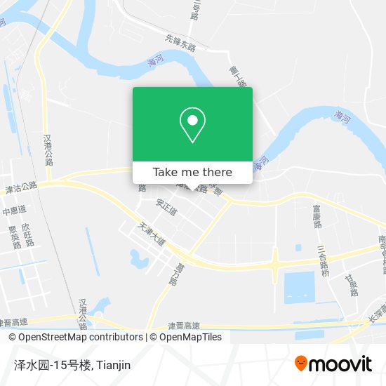 泽水园-15号楼 map
