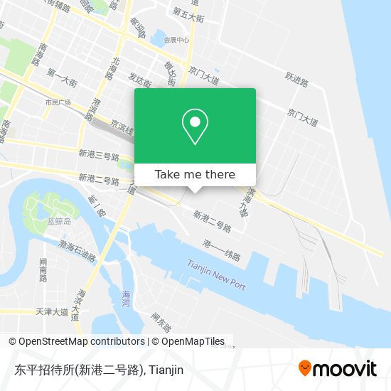东平招待所(新港二号路) map
