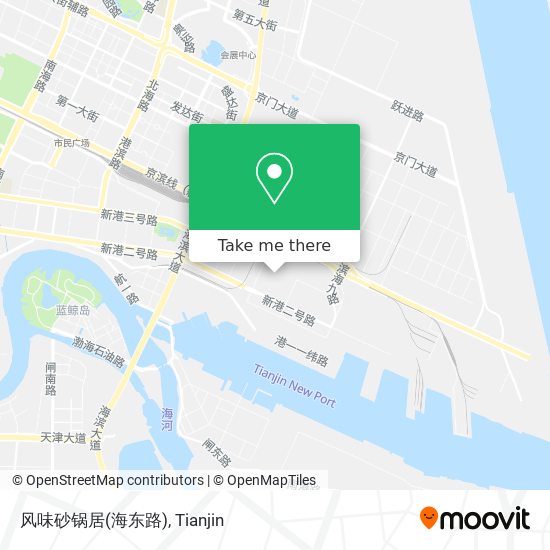 风味砂锅居(海东路) map