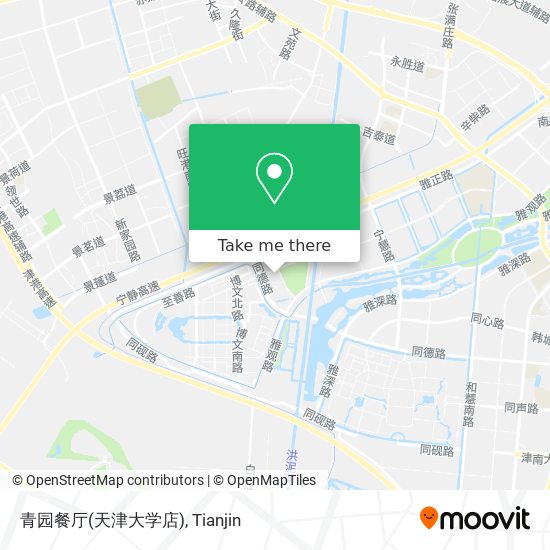 青园餐厅(天津大学店) map