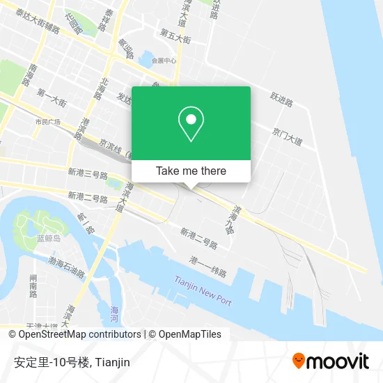 安定里-10号楼 map