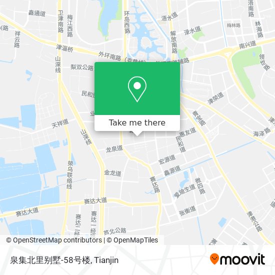 泉集北里别墅-58号楼 map