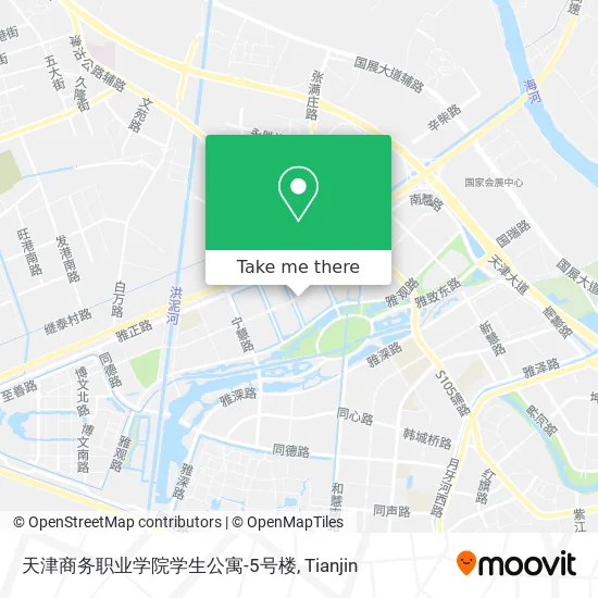 天津商务职业学院学生公寓-5号楼 map