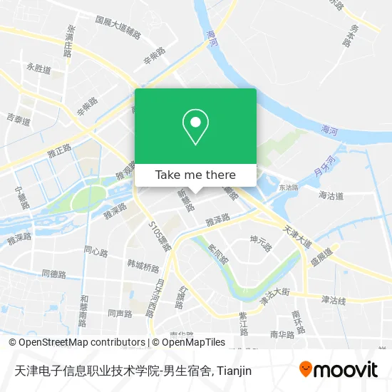 天津电子信息职业技术学院-男生宿舍 map