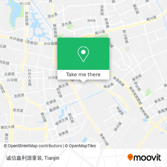 诚信鑫利源童装 map