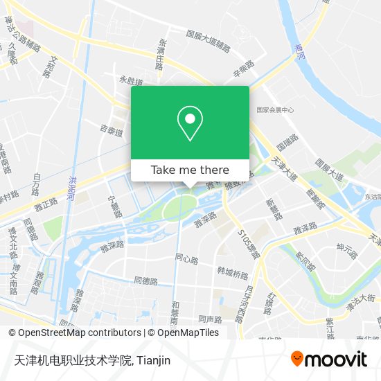 天津机电职业技术学院 map