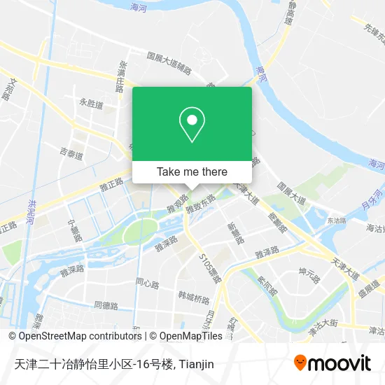 天津二十冶静怡里小区-16号楼 map