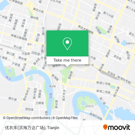 优衣库(滨海万达广场) map