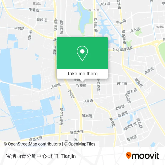 宝洁西青分销中心-北门 map