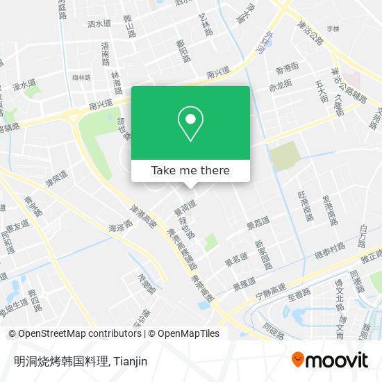 明洞烧烤韩国料理 map