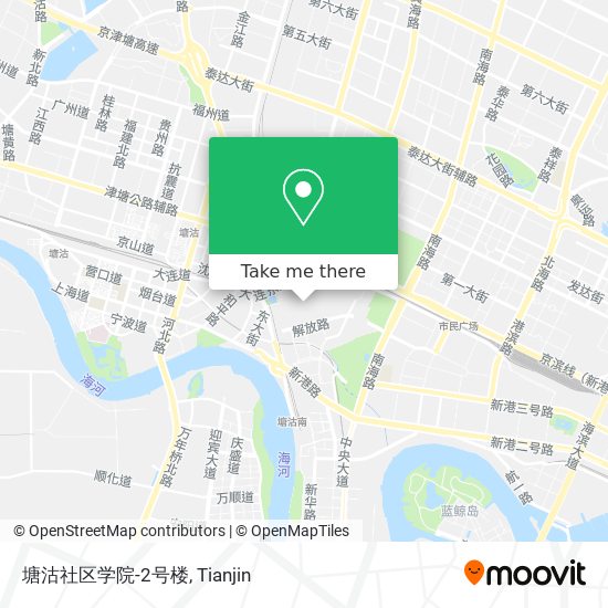 塘沽社区学院-2号楼 map