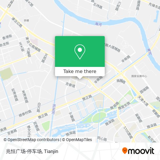 兆恒广场-停车场 map