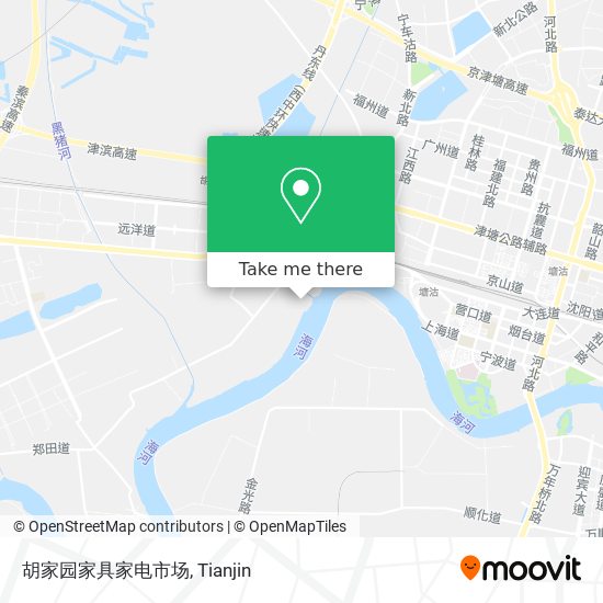 胡家园家具家电市场 map