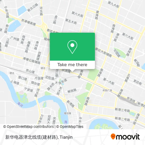 新华电器津北线缆(建材路) map