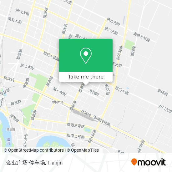 金业广场-停车场 map