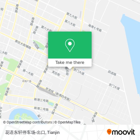 花语东轩停车场-出口 map