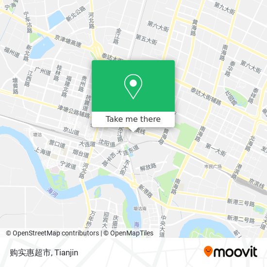 购实惠超市 map
