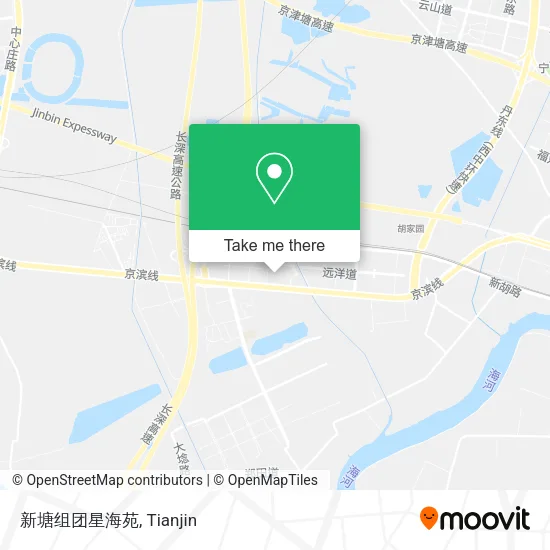 新塘组团星海苑 map