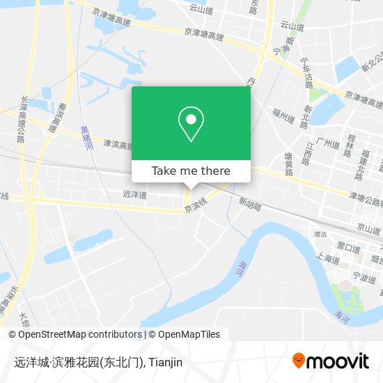 远洋城·滨雅花园(东北门) map