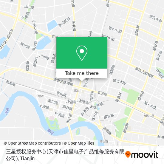 三星授权服务中心(天津市佳星电子产品维修服务有限公司) map