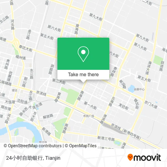 24小时自助银行 map