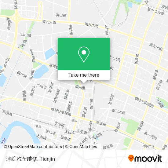津皖汽车维修 map