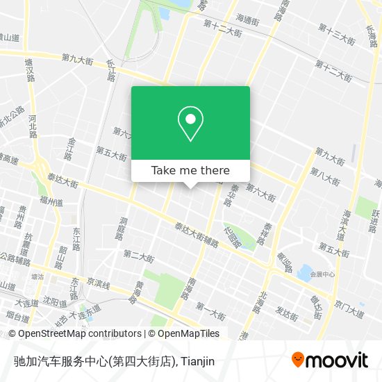 驰加汽车服务中心(第四大街店) map