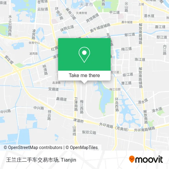 王兰庄二手车交易市场 map