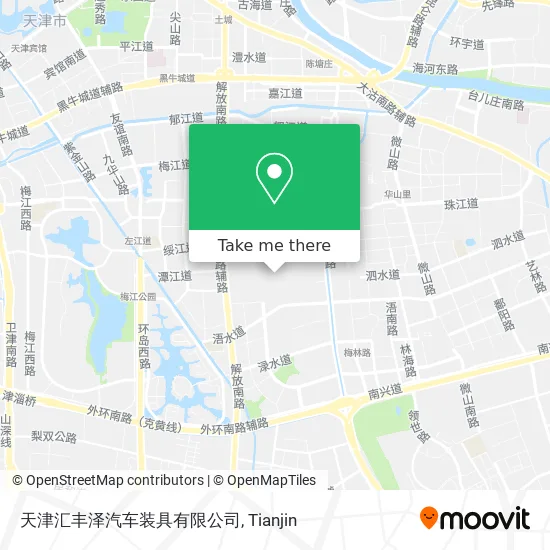 天津汇丰泽汽车装具有限公司 map