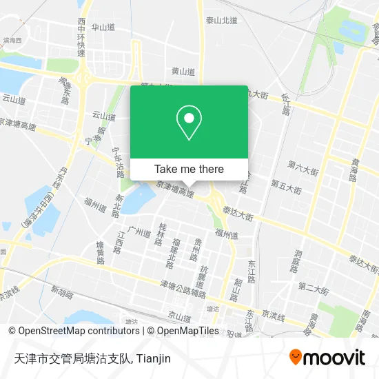 天津市交管局塘沽支队 map