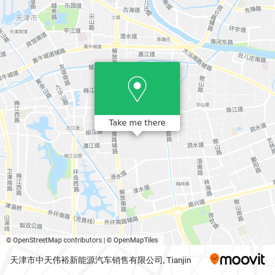 天津市中天伟裕新能源汽车销售有限公司 map