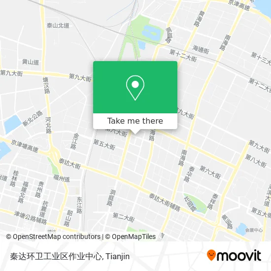 秦达环卫工业区作业中心 map