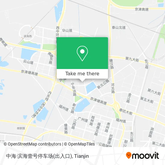 中海·滨海壹号停车场(出入口) map
