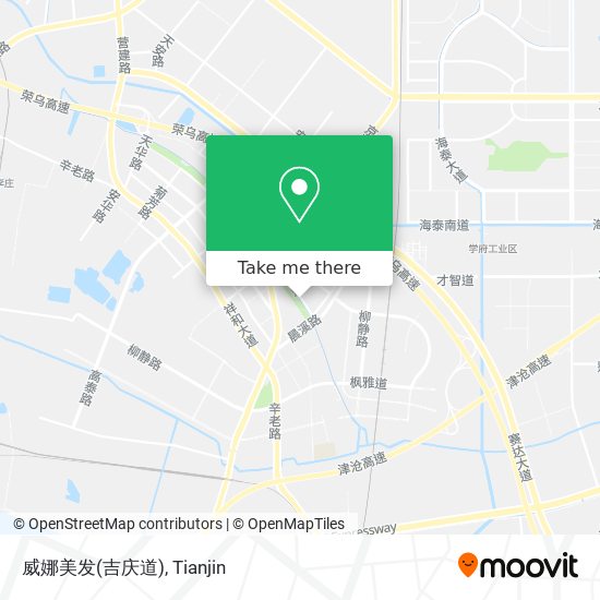 威娜美发(吉庆道) map