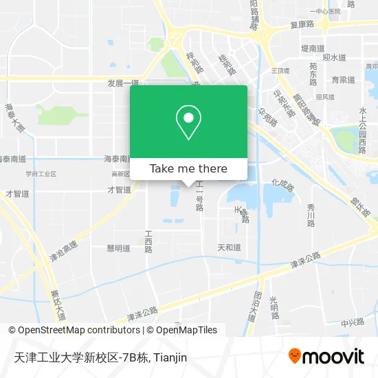 天津工业大学新校区-7B栋 map