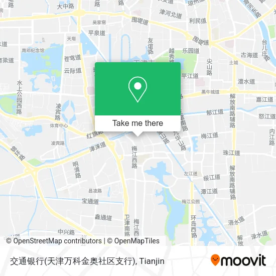 交通银行(天津万科金奥社区支行) map