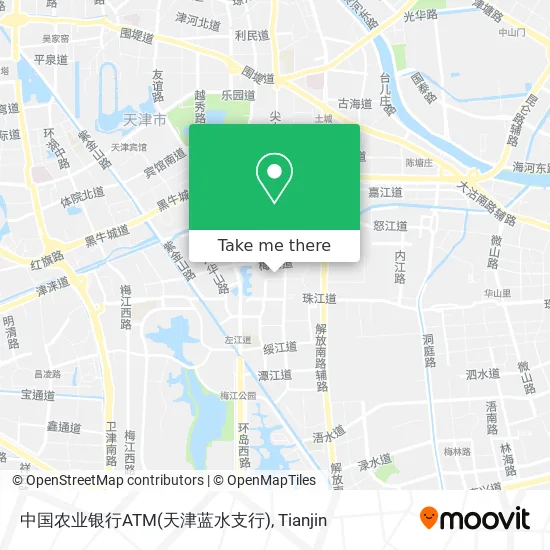 中国农业银行ATM(天津蓝水支行) map
