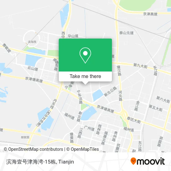 滨海壹号津海湾-15栋 map