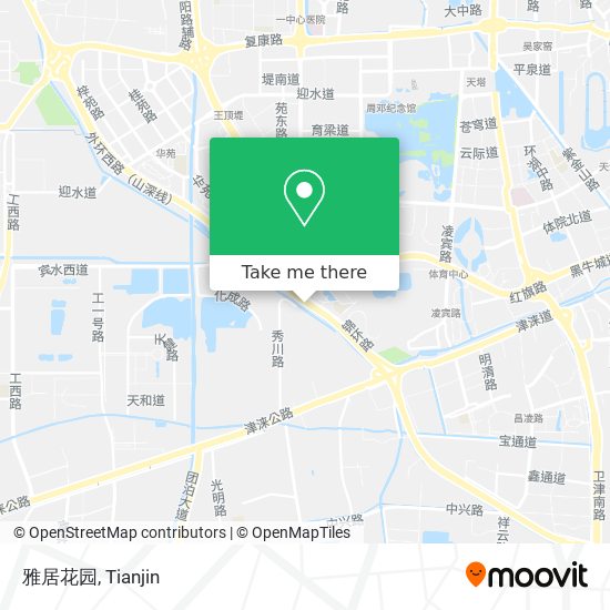 雅居花园 map