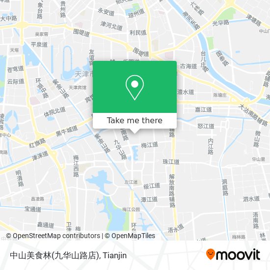 中山美食林(九华山路店) map