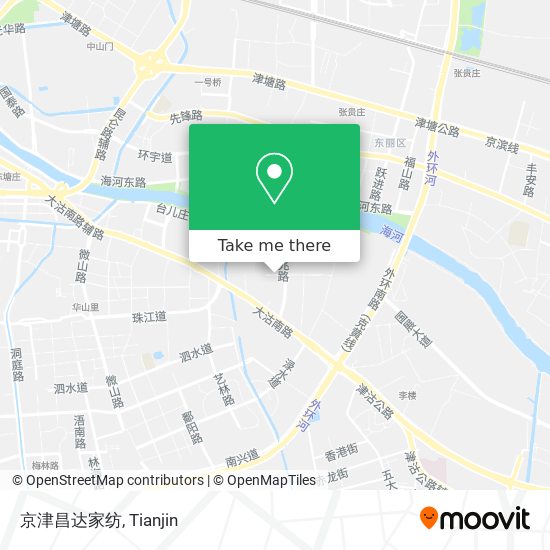 京津昌达家纺 map