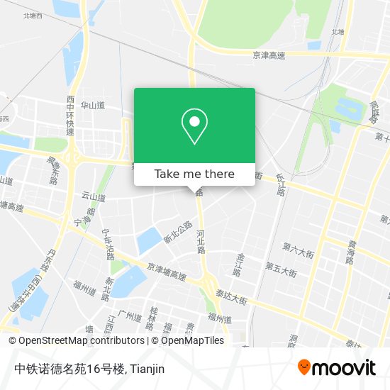中铁诺德名苑16号楼 map
