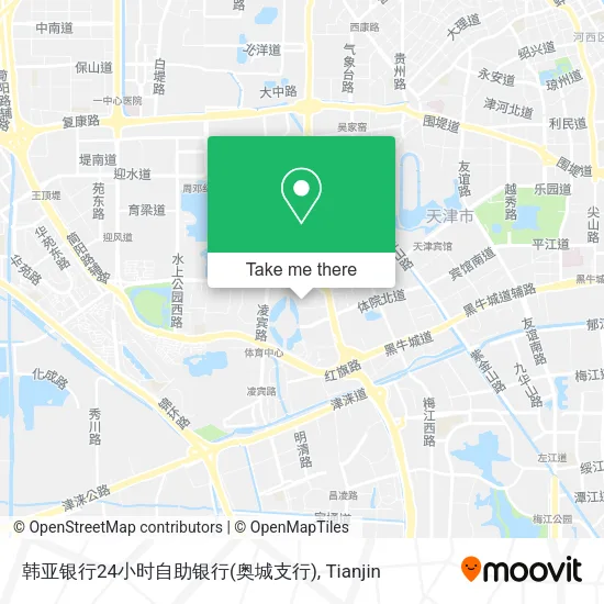 韩亚银行24小时自助银行(奥城支行) map