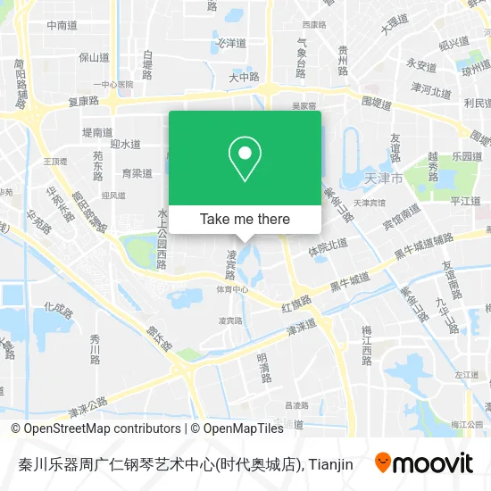 秦川乐器周广仁钢琴艺术中心(时代奥城店) map