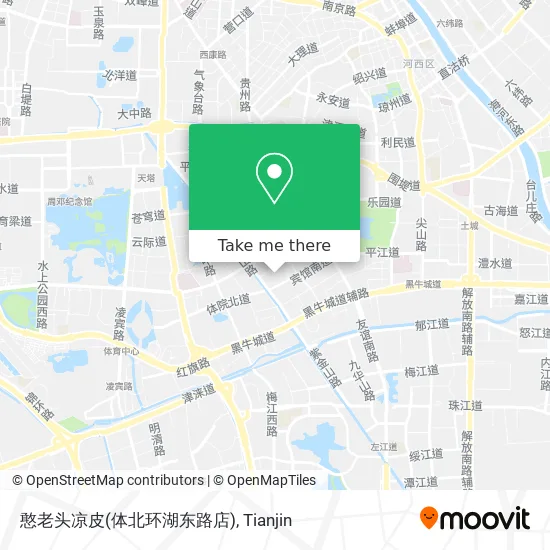 憨老头凉皮(体北环湖东路店) map