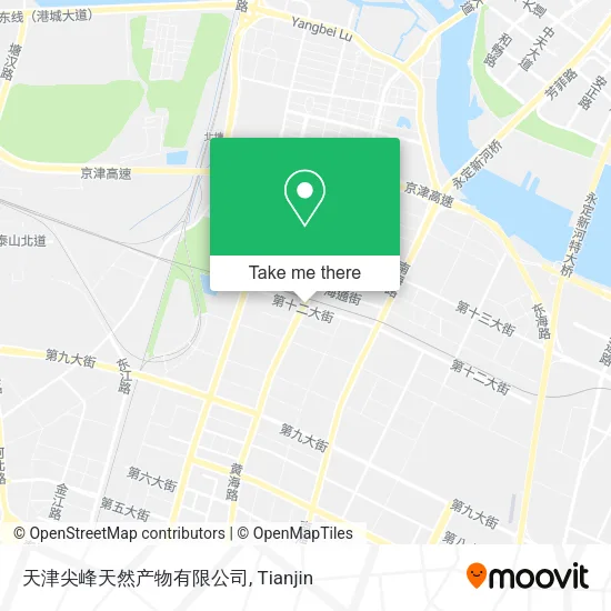 天津尖峰天然产物有限公司 map