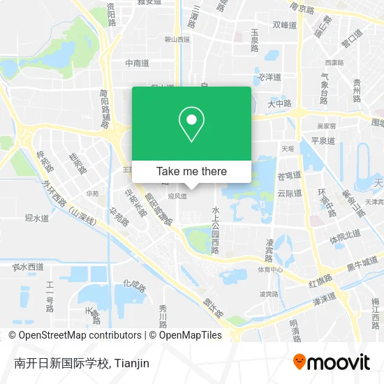 南开日新国际学校 map