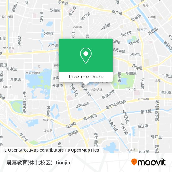 晟嘉教育(体北校区) map