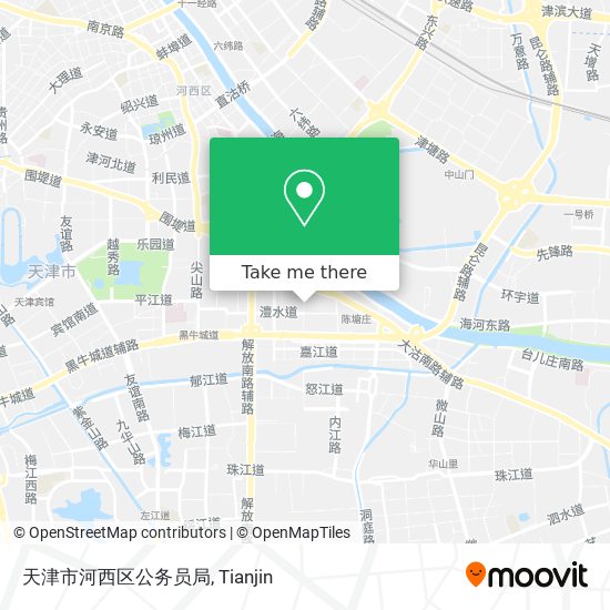 天津市河西区公务员局 map